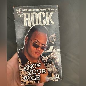 The Rock Know Your Role VHS Tape